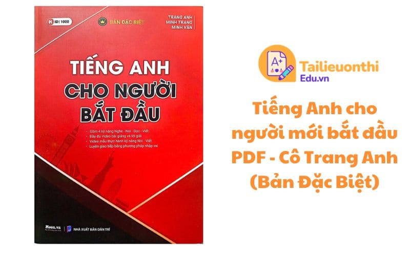 Tiếng Anh cho người mới bắt đầu Cô Trang Anh PDF